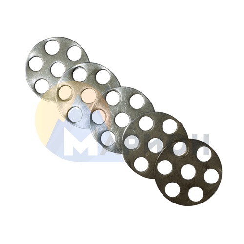 Планка круглая 40мм, 7 отверстий по 9мм